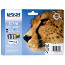 T0715 Multipack Printer Ink Cartridge (Cheetah)
