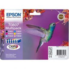 T0807 Multi Pack C M Y LC LM BK (Hummingbird)