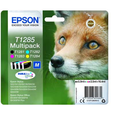 T1285 MultiPack B C M Y (Fox)