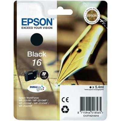 T1621 Black Ink Cartridge (Pen and Crossword)