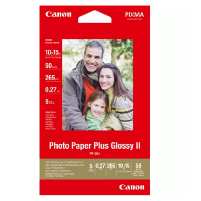 10cm x 15cm Photo Paper Glossy II 265gsm (50)