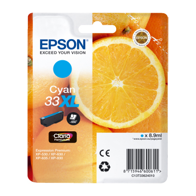 T3362 Cyan XL Ink Cartridge (Oranges)