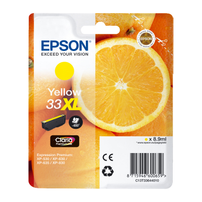 T3364 Yellow XL Ink Cartridge (Oranges)