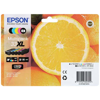 T3357 XL 5 Ink Multipack Cartridge Set (Oranges)