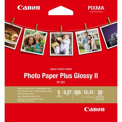 Photo Paper Plus Glossy II (13x13cm) 265g/m2 Photo Paper - 20 Sheets